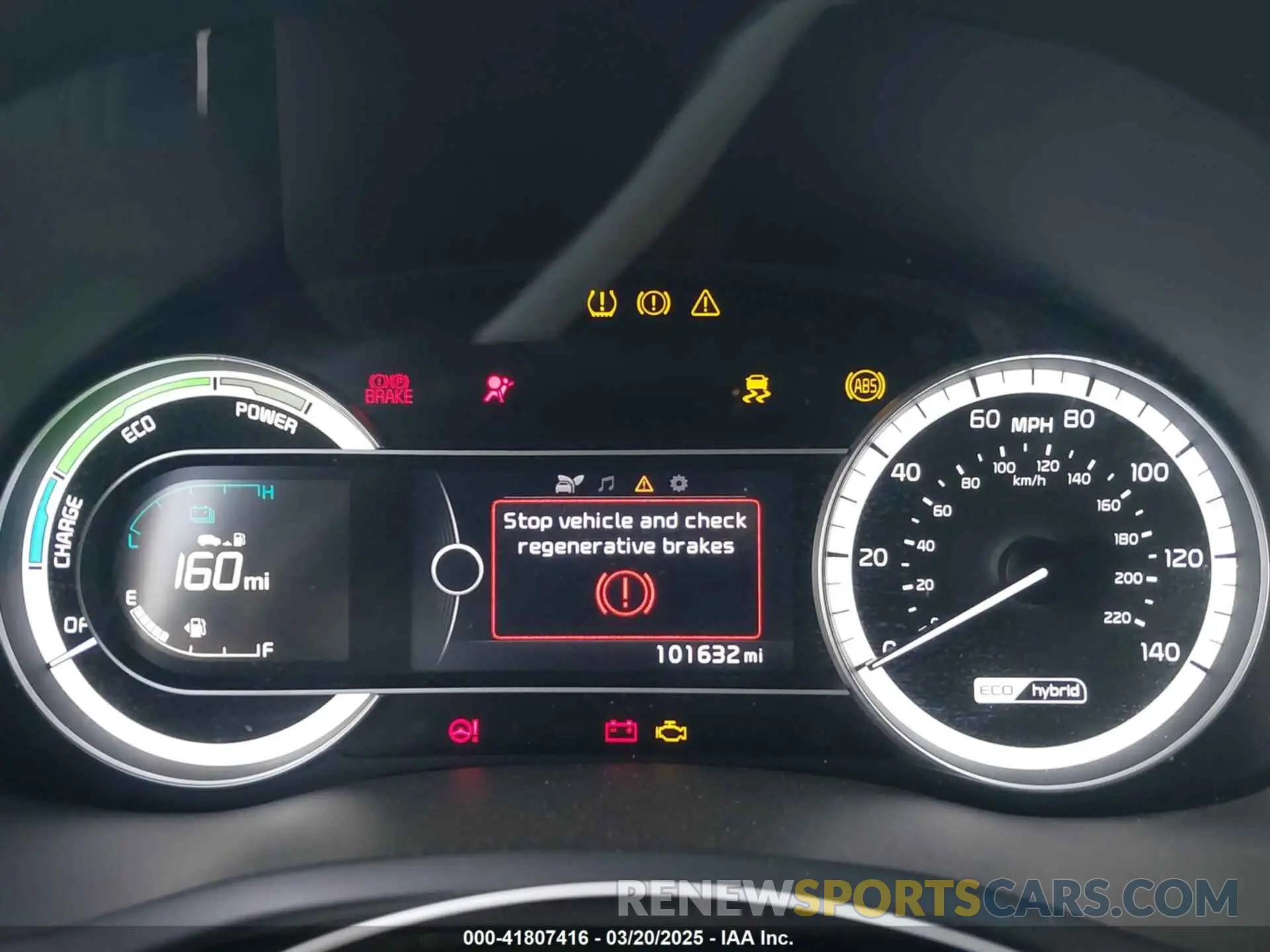 7 Photograph of a damaged car KNDCB3LCXK5257624 KIA NIRO 2019
