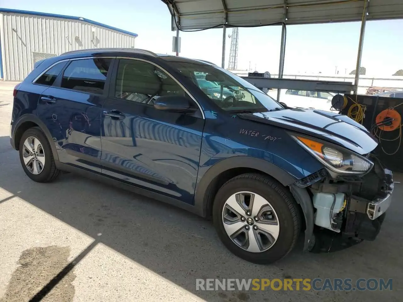 4 Фотография поврежденного автомобиля KNDCB3LCXK5346092 KIA NIRO 2019