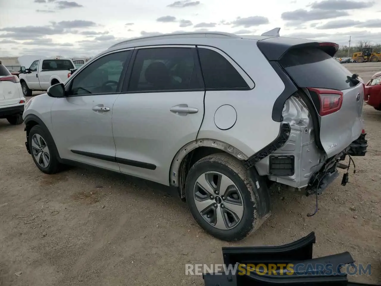2 Photograph of a damaged car KNDCB3LCXK5351132 KIA NIRO 2019
