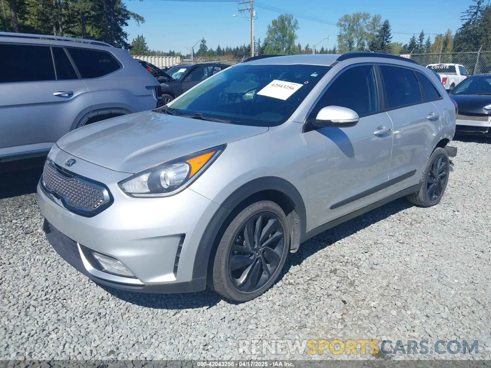 2 Photograph of a damaged car KNDCC3LC2K5248526 KIA NIRO 2019