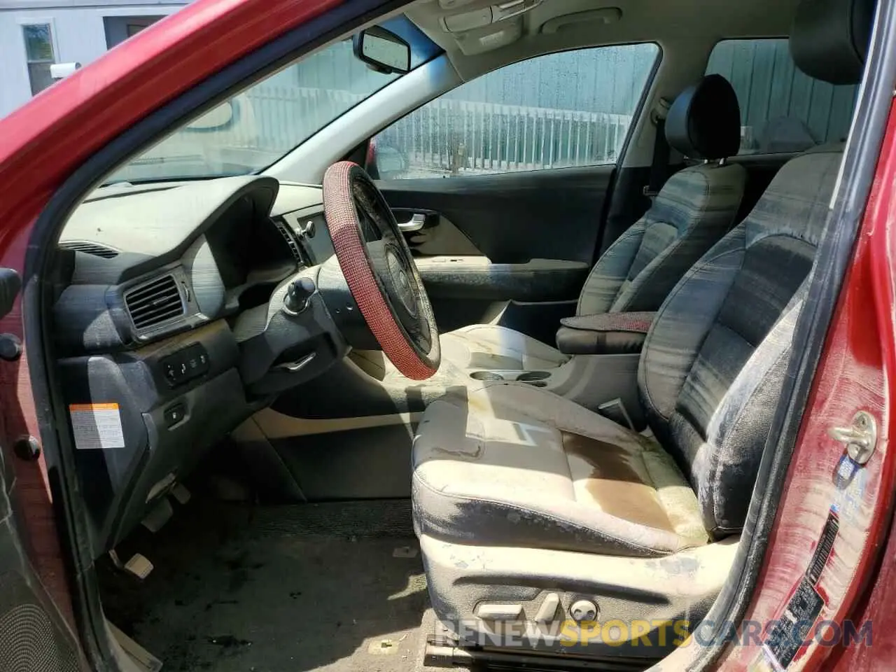 7 Фотография поврежденного автомобиля KNDCC3LC7K5231236 KIA NIRO 2019