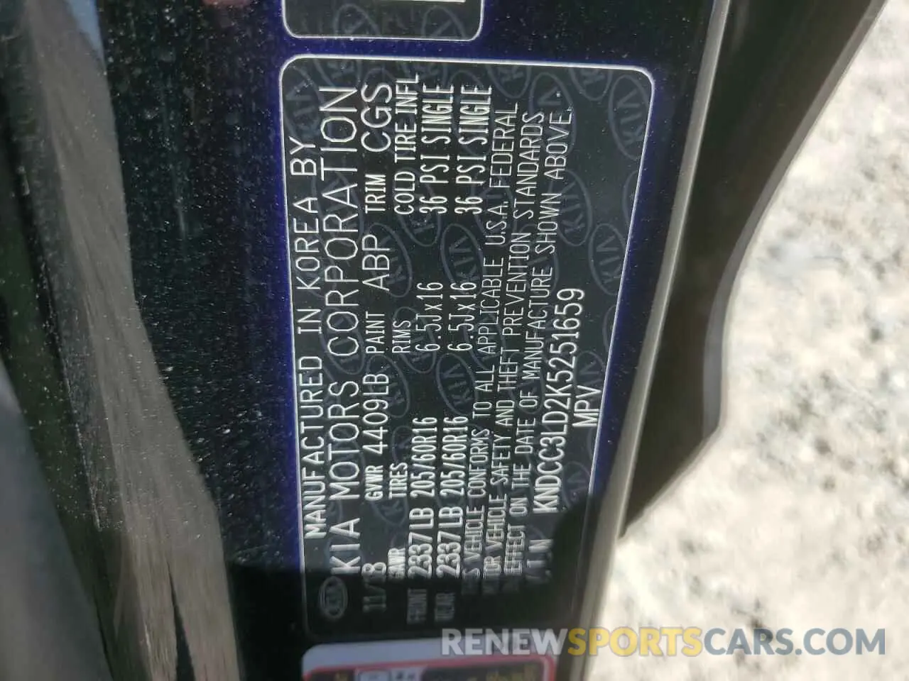 14 Фотография поврежденного автомобиля KNDCC3LD2K5251659 KIA NIRO 2019