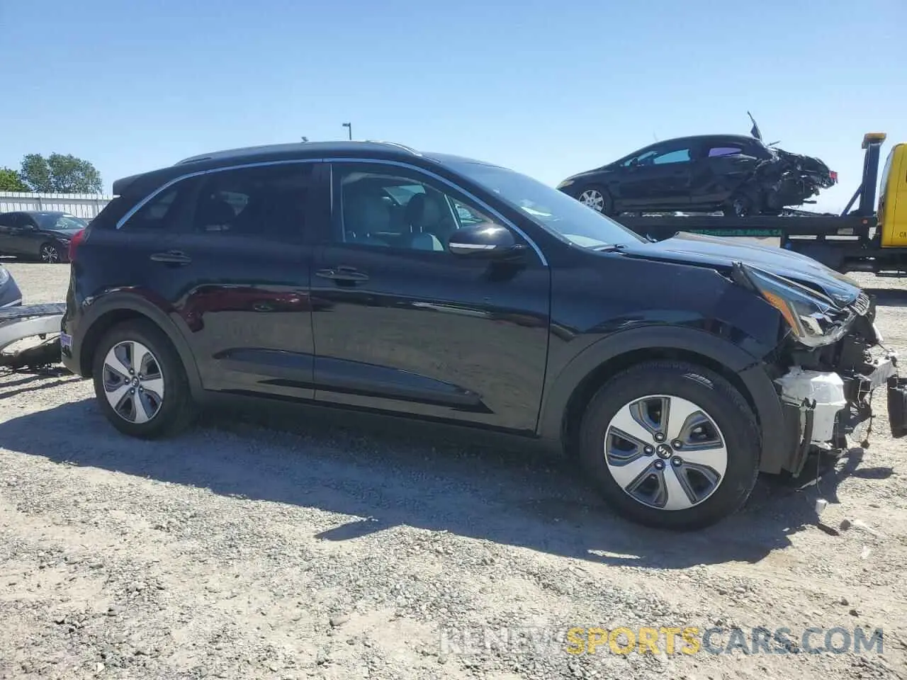4 Фотография поврежденного автомобиля KNDCC3LD2K5251659 KIA NIRO 2019