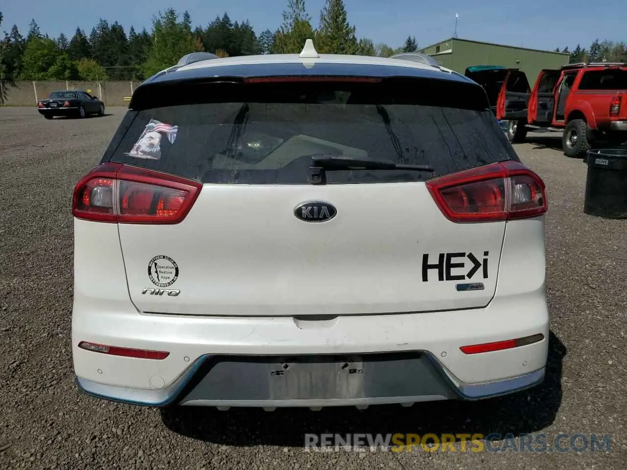 6 Photograph of a damaged car KNDCC3LD2K5273936 KIA NIRO 2019