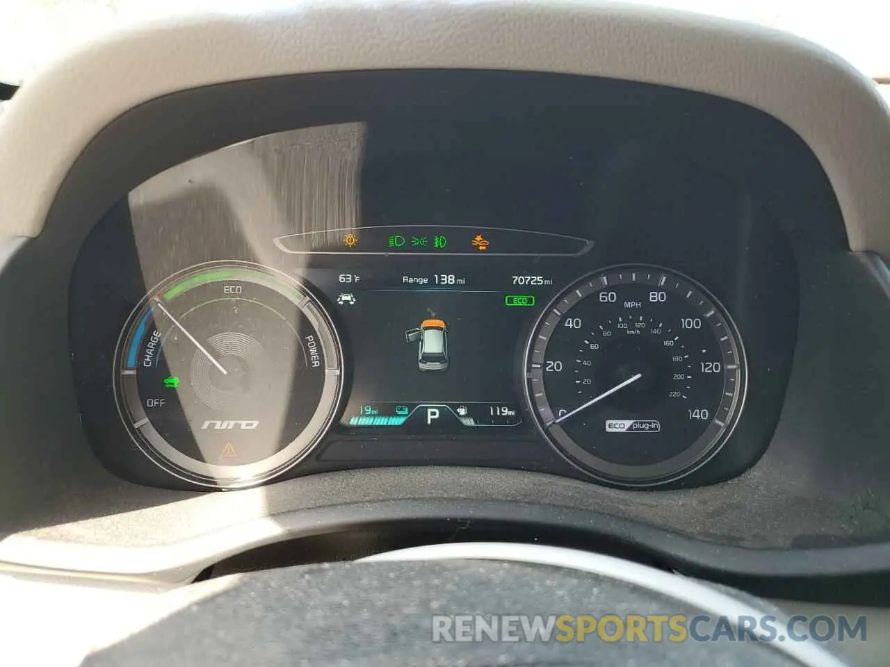 9 Photograph of a damaged car KNDCC3LD2K5273936 KIA NIRO 2019
