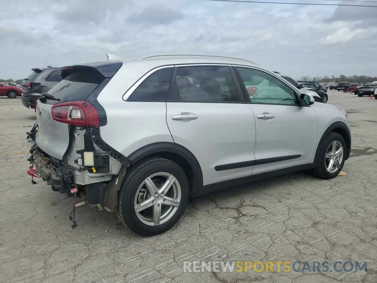 3 Photograph of a damaged car KNDCC3LD2K5344746 KIA NIRO 2019