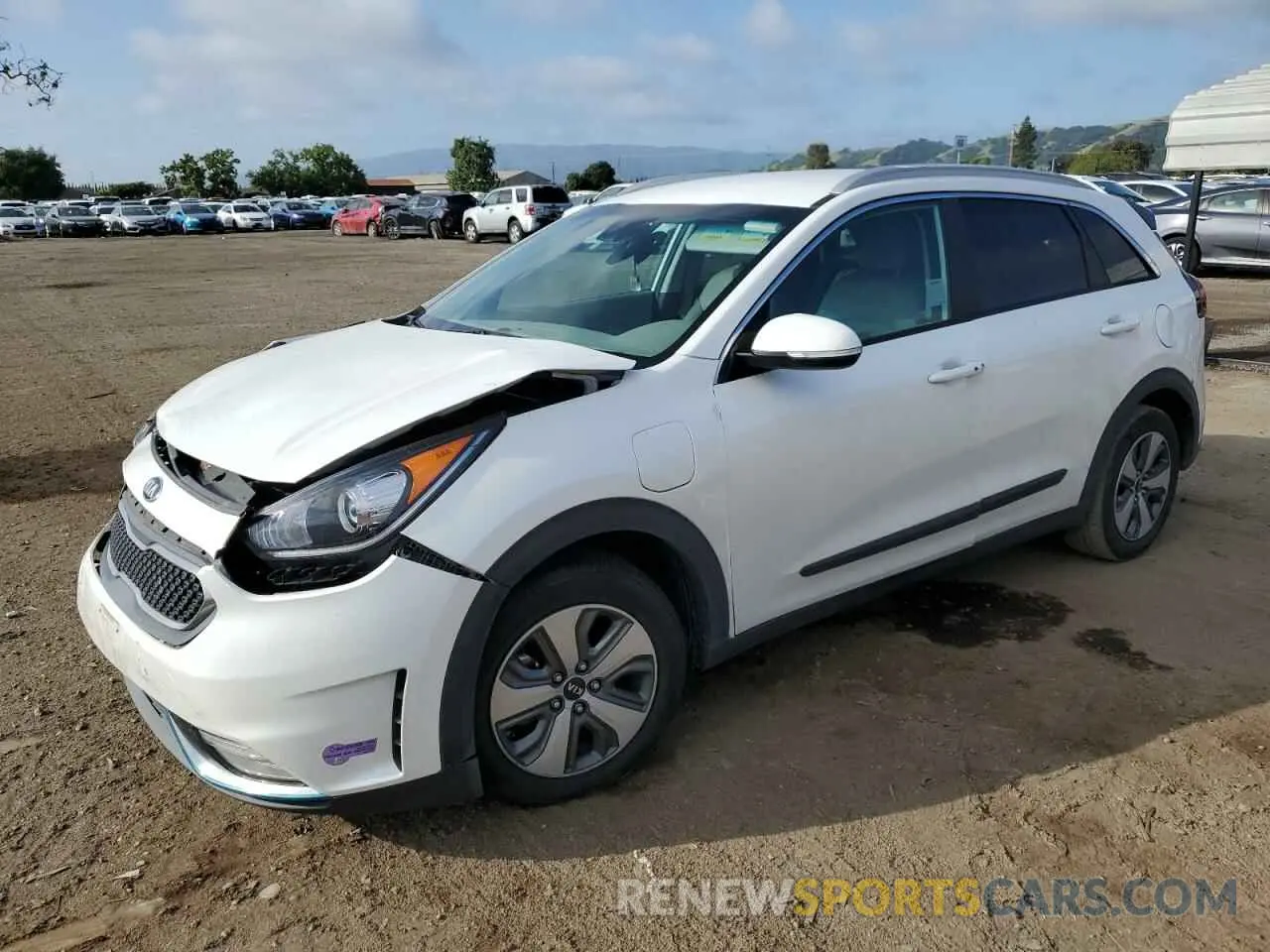 1 Photograph of a damaged car KNDCD3LD2K5258012 KIA NIRO 2019