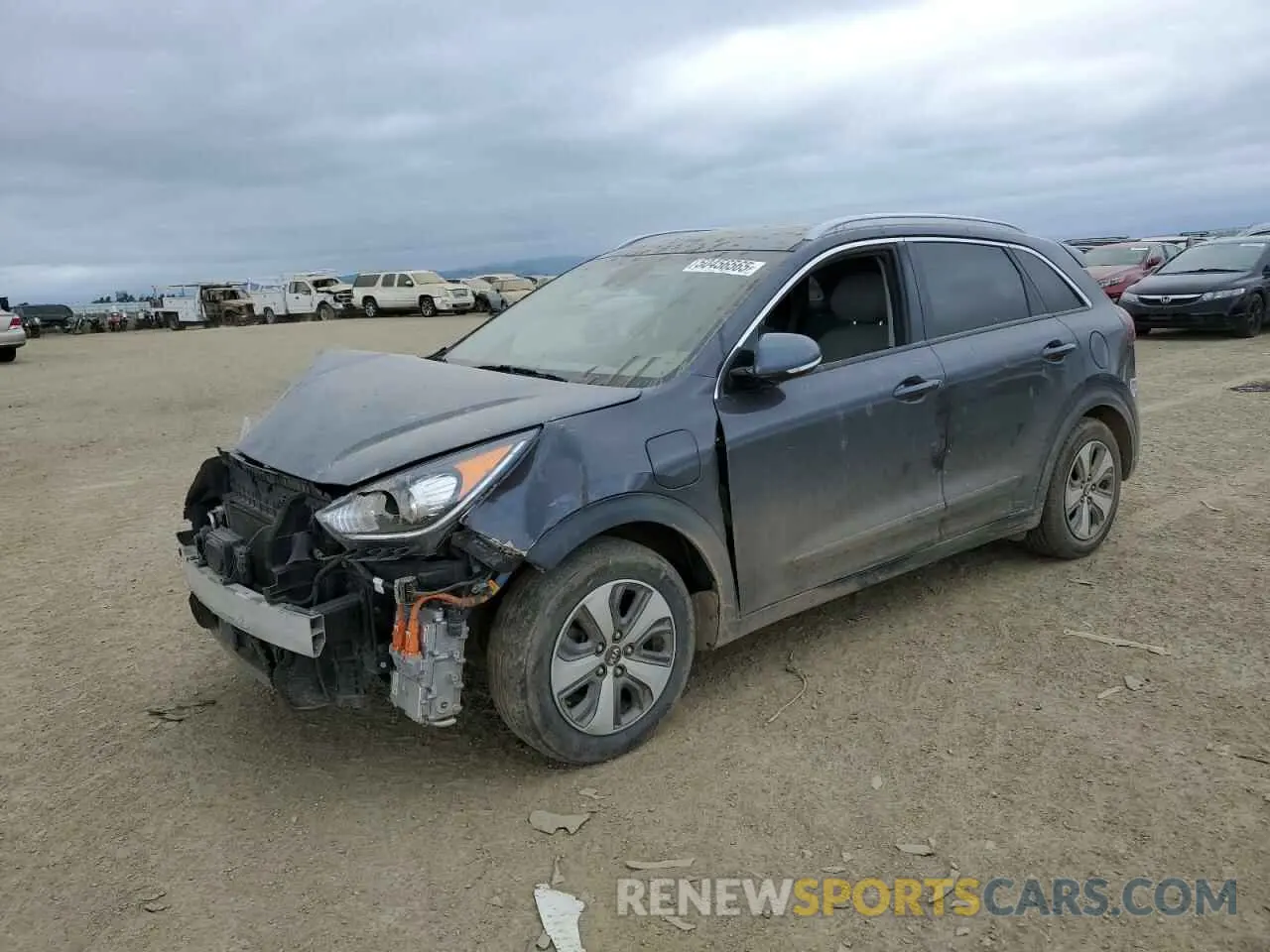 1 Photograph of a damaged car KNDCD3LD6K5259437 KIA NIRO 2019