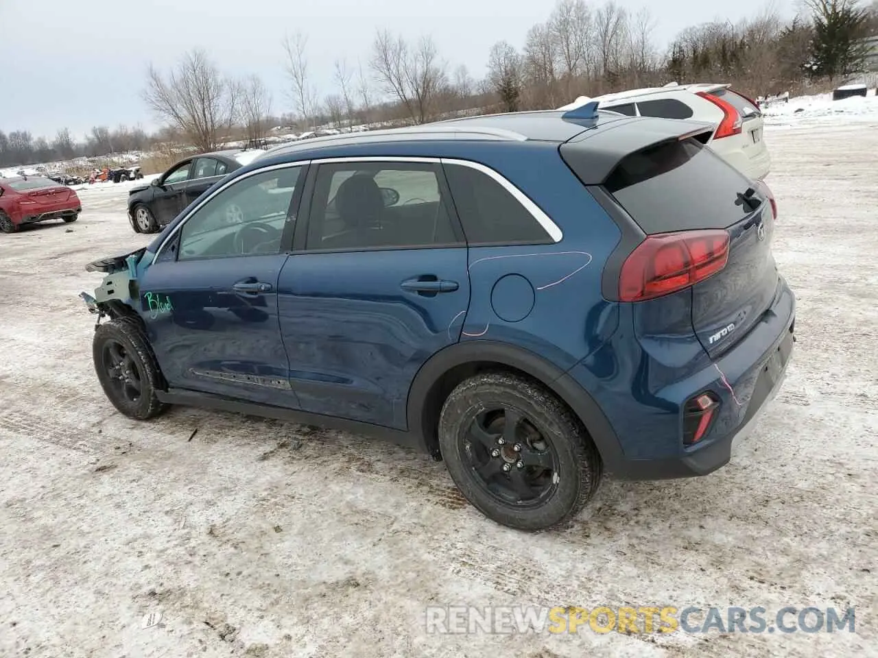 2 Photograph of a damaged car KNDCB3LC0L5447630 KIA NIRO 2020