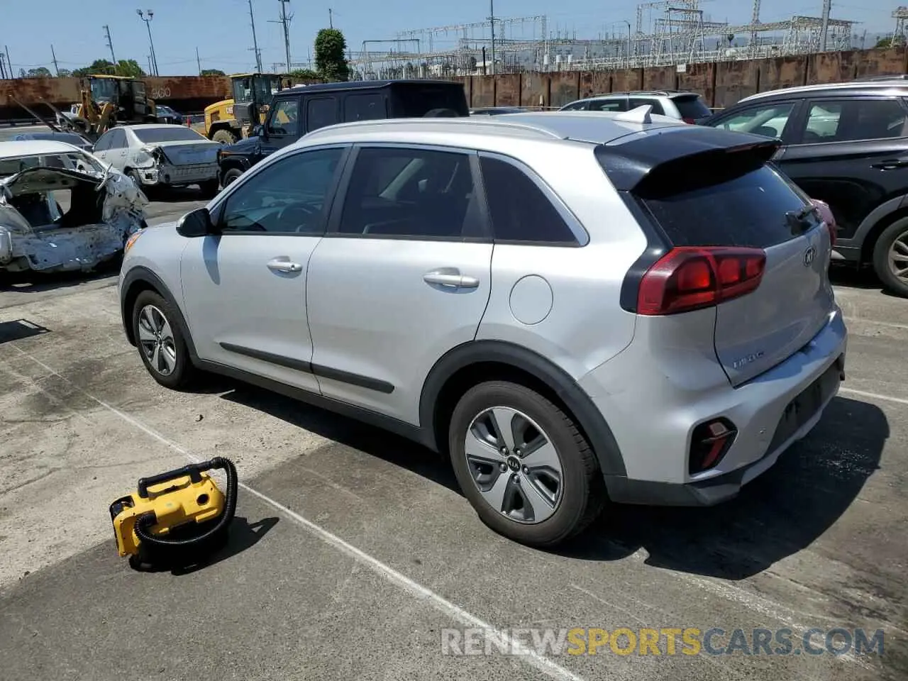 2 Фотография поврежденного автомобиля KNDCB3LC2L5397412 KIA NIRO 2020