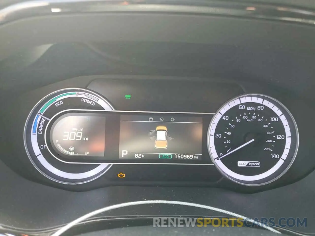 9 Фотография поврежденного автомобиля KNDCB3LC2L5397412 KIA NIRO 2020