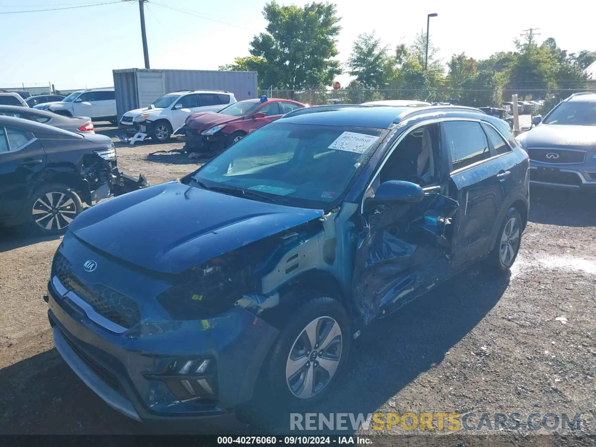 2 Фотография поврежденного автомобиля KNDCB3LC3L5440171 KIA NIRO 2020