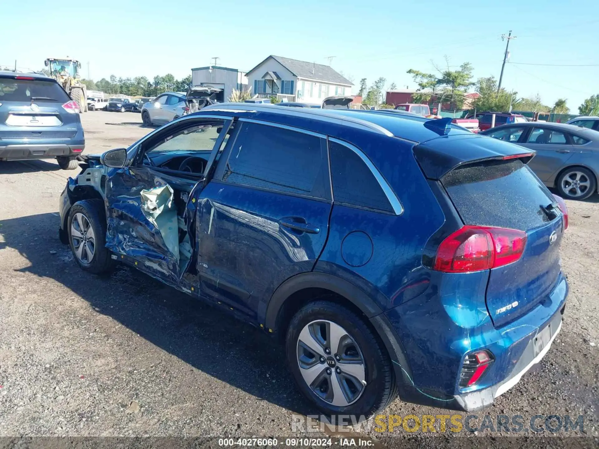 3 Фотография поврежденного автомобиля KNDCB3LC3L5440171 KIA NIRO 2020