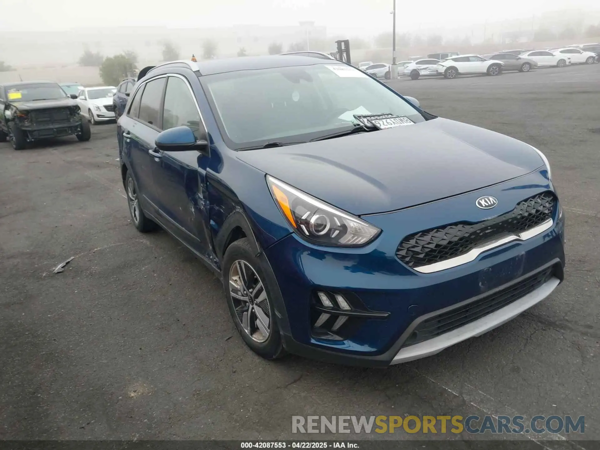 1 Photograph of a damaged car KNDCB3LC8L5443129 KIA NIRO 2020
