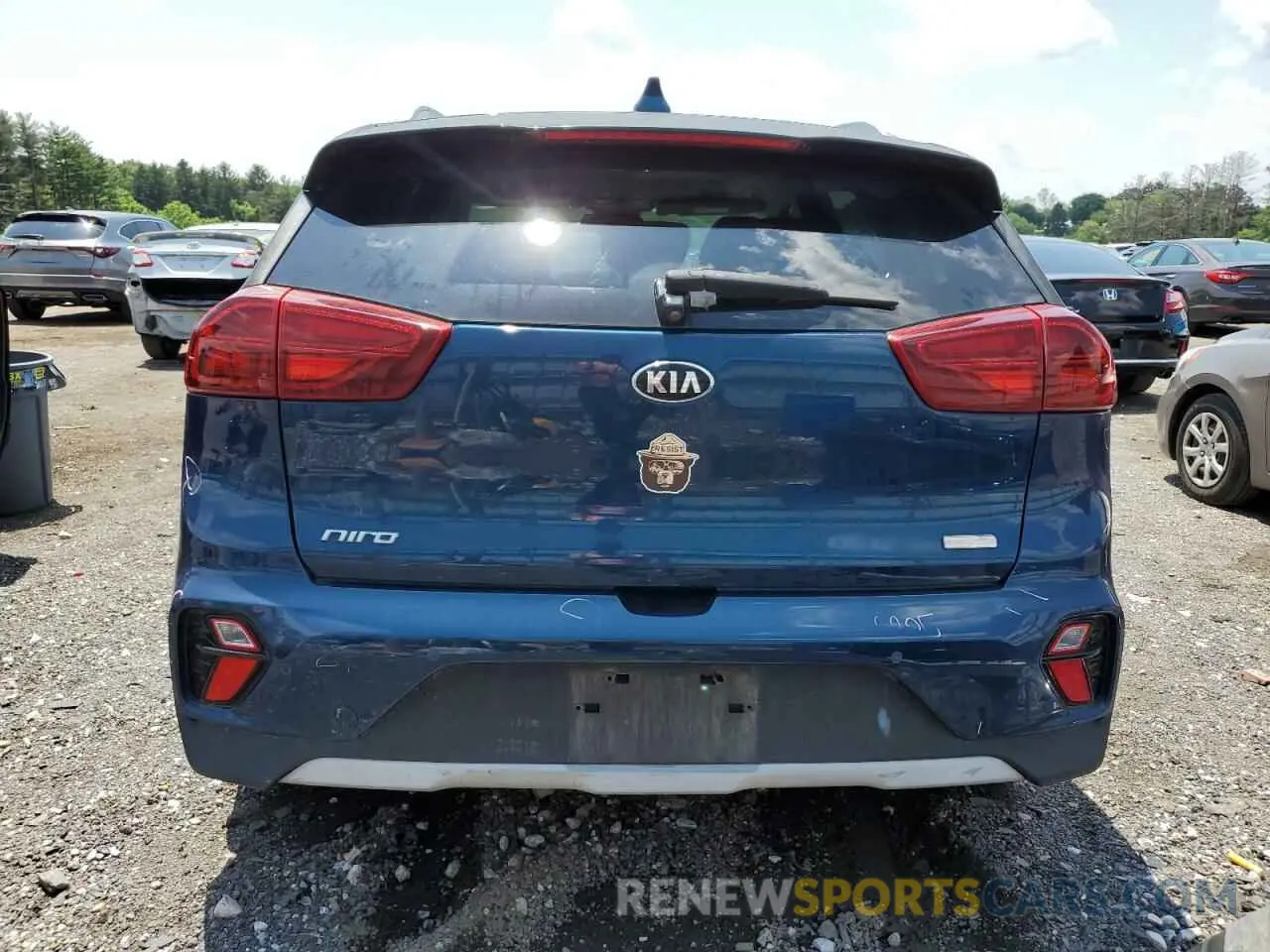 6 Photograph of a damaged car KNDCC3LD2L5363573 KIA NIRO 2020