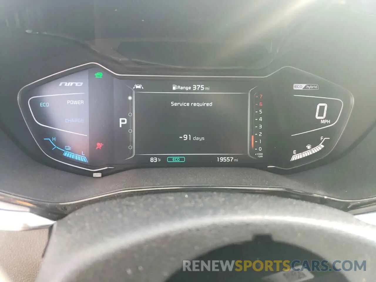 9 Photograph of a damaged car KNDCE3LC5L5440065 KIA NIRO 2020