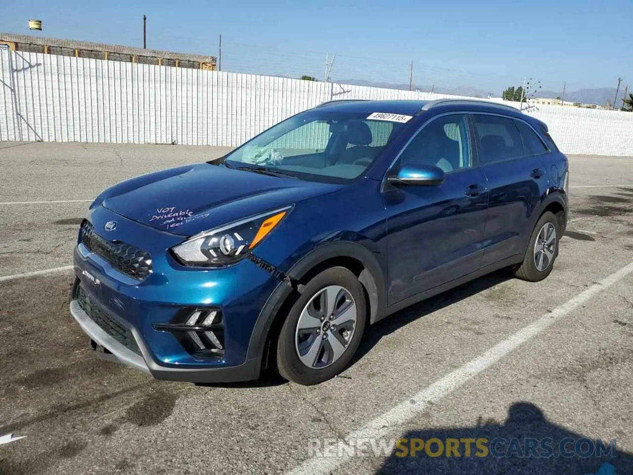 1 Photograph of a damaged car KNDCB3LC0M5470097 KIA NIRO 2021