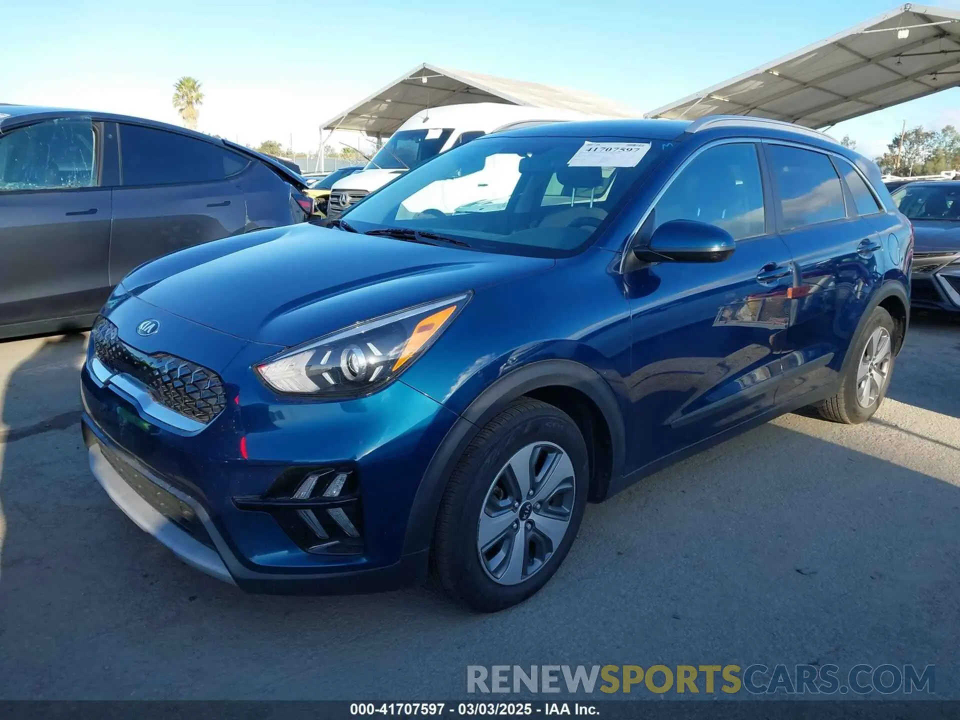 2 Фотография поврежденного автомобиля KNDCB3LC4M5471852 KIA NIRO 2021