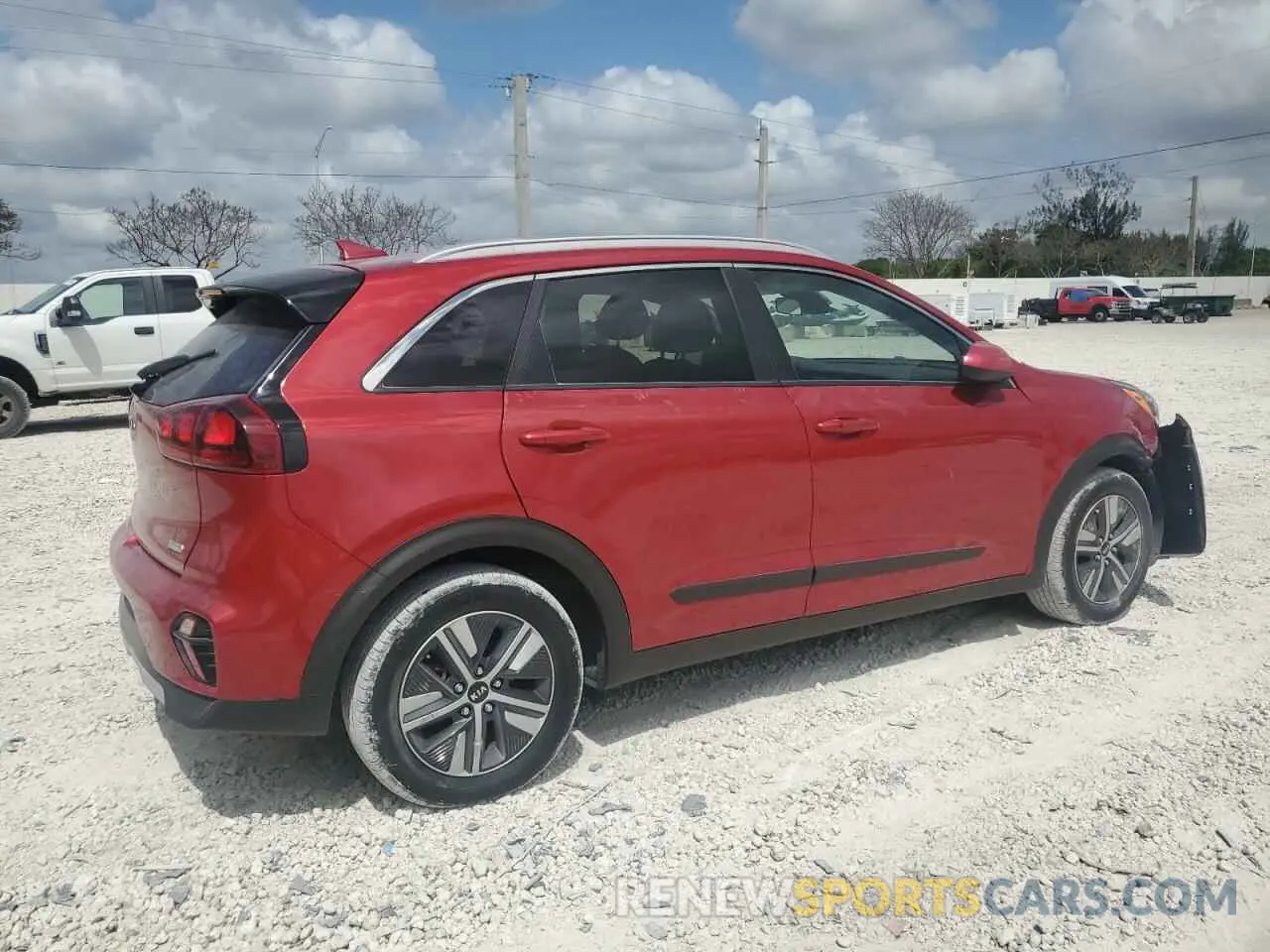 3 Фотография поврежденного автомобиля KNDCB3LC7M5469142 KIA NIRO 2021