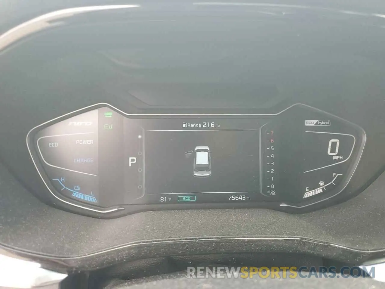 9 Фотография поврежденного автомобиля KNDCE3LC2M5462655 KIA NIRO 2021