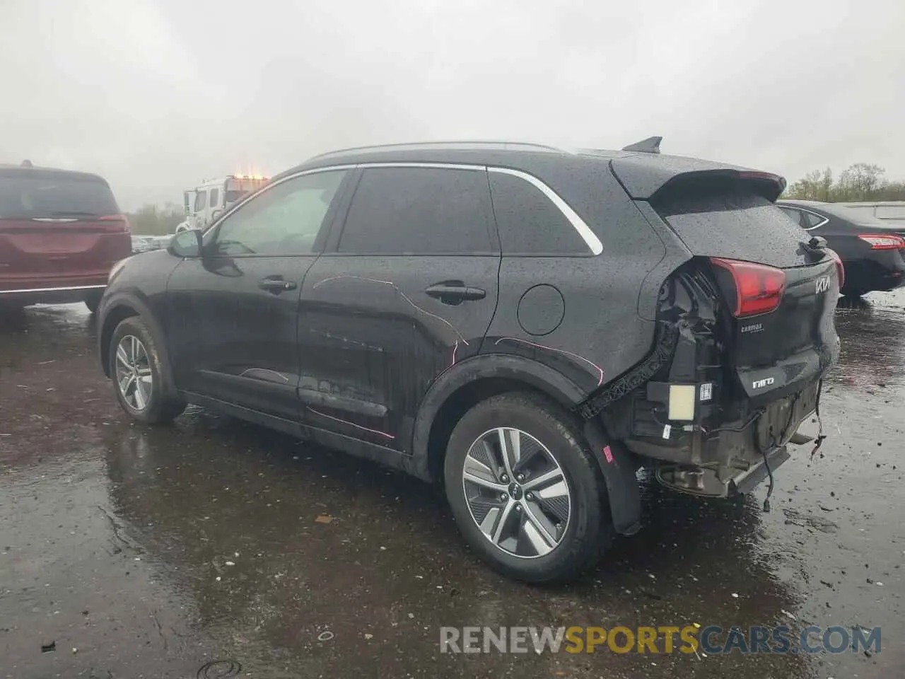 2 Фотография поврежденного автомобиля KNDCB3LC3N5534067 KIA NIRO 2022