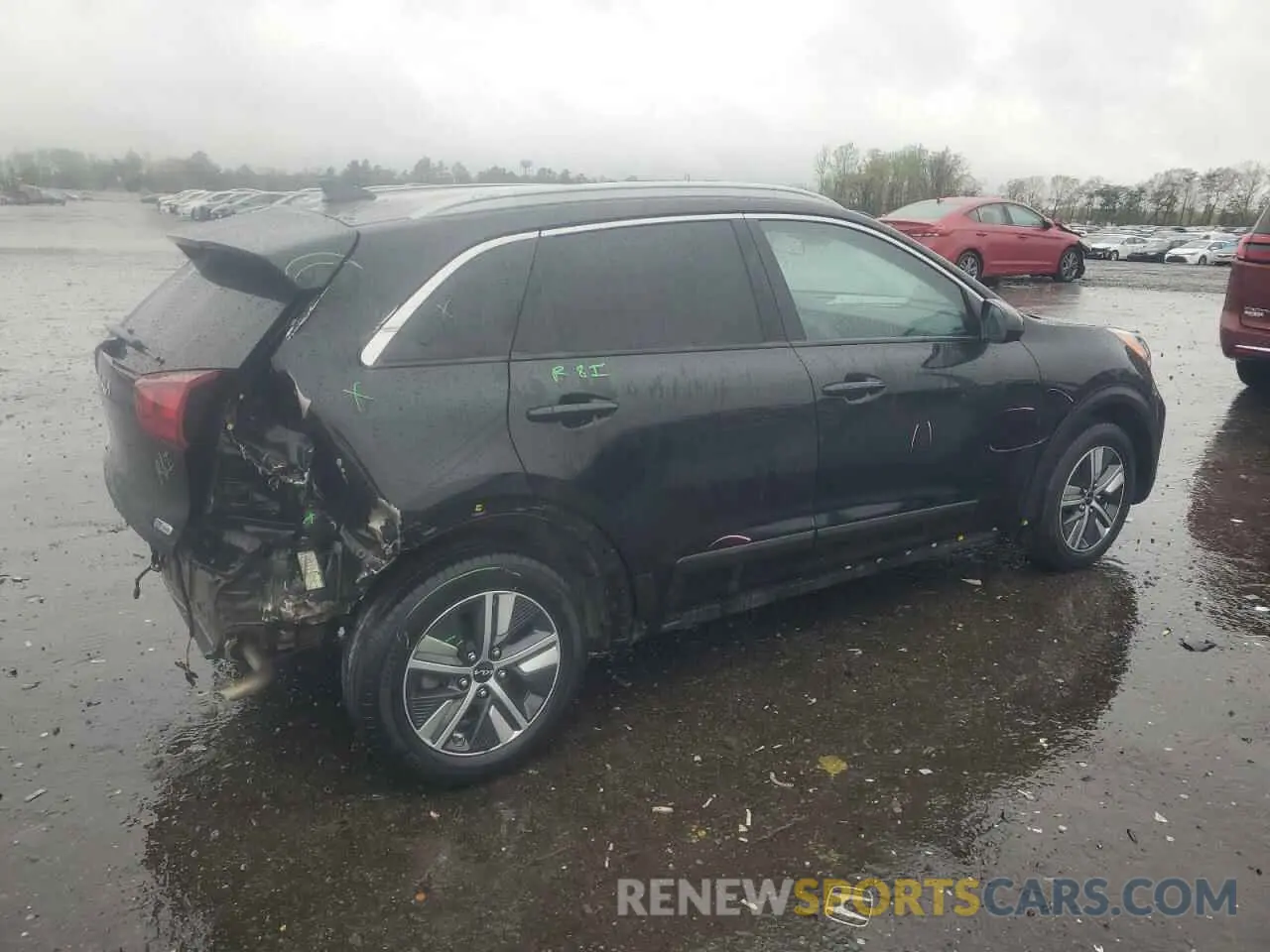 3 Фотография поврежденного автомобиля KNDCB3LC3N5534067 KIA NIRO 2022