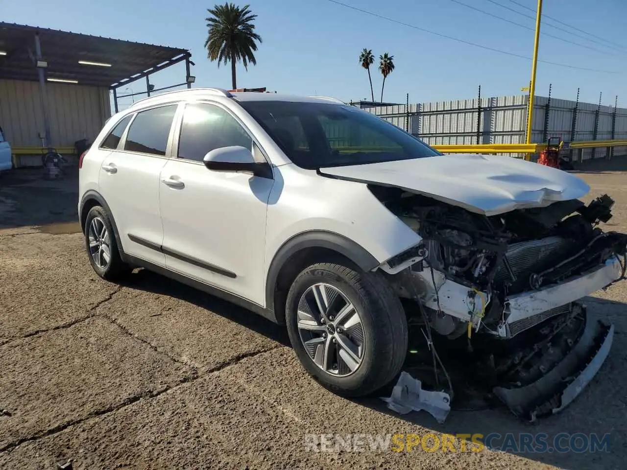 4 Фотография поврежденного автомобиля KNDCB3LC4N5549418 KIA NIRO 2022