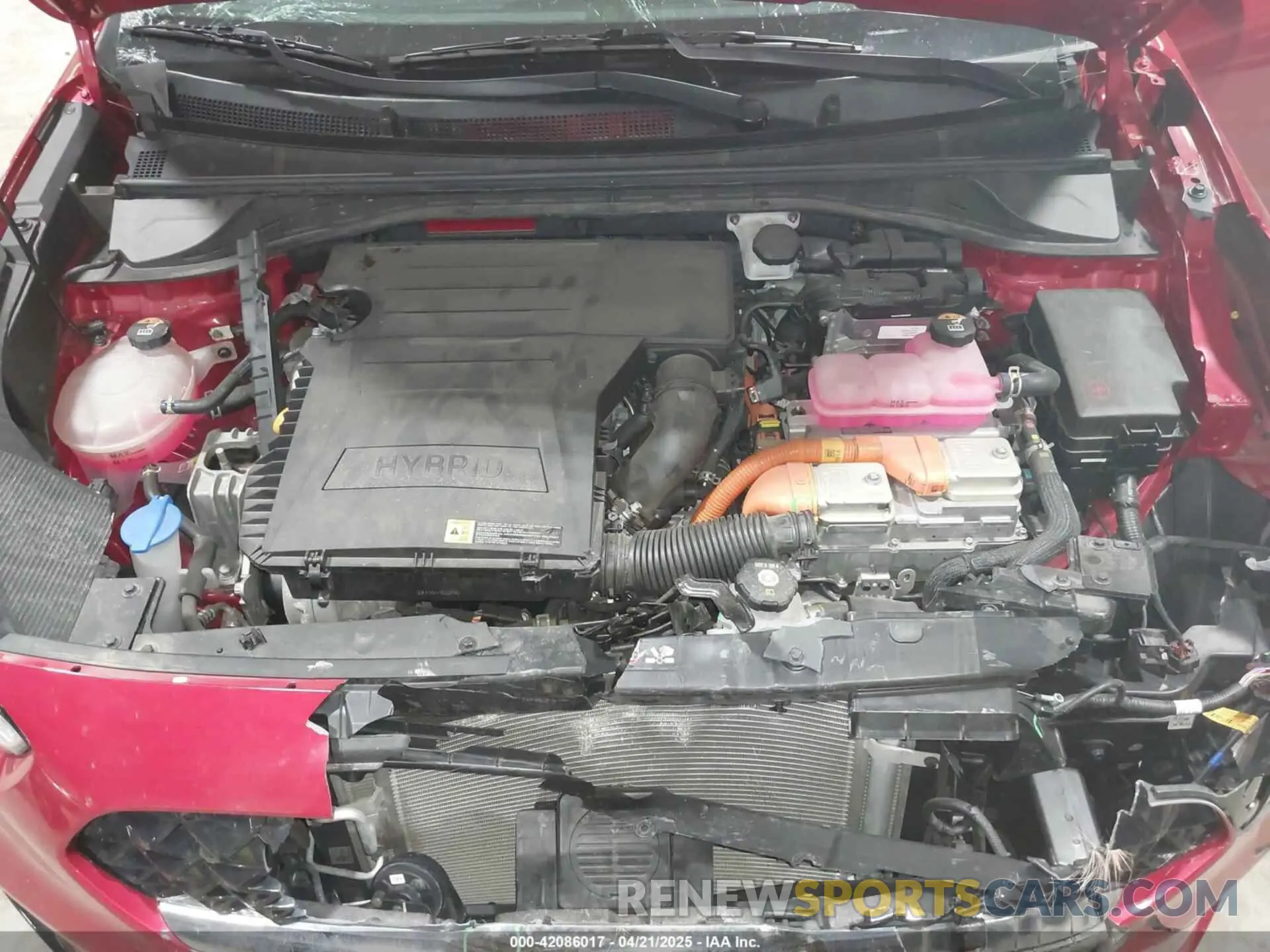 10 Фотография поврежденного автомобиля KNDCB3LC5N5540355 KIA NIRO 2022