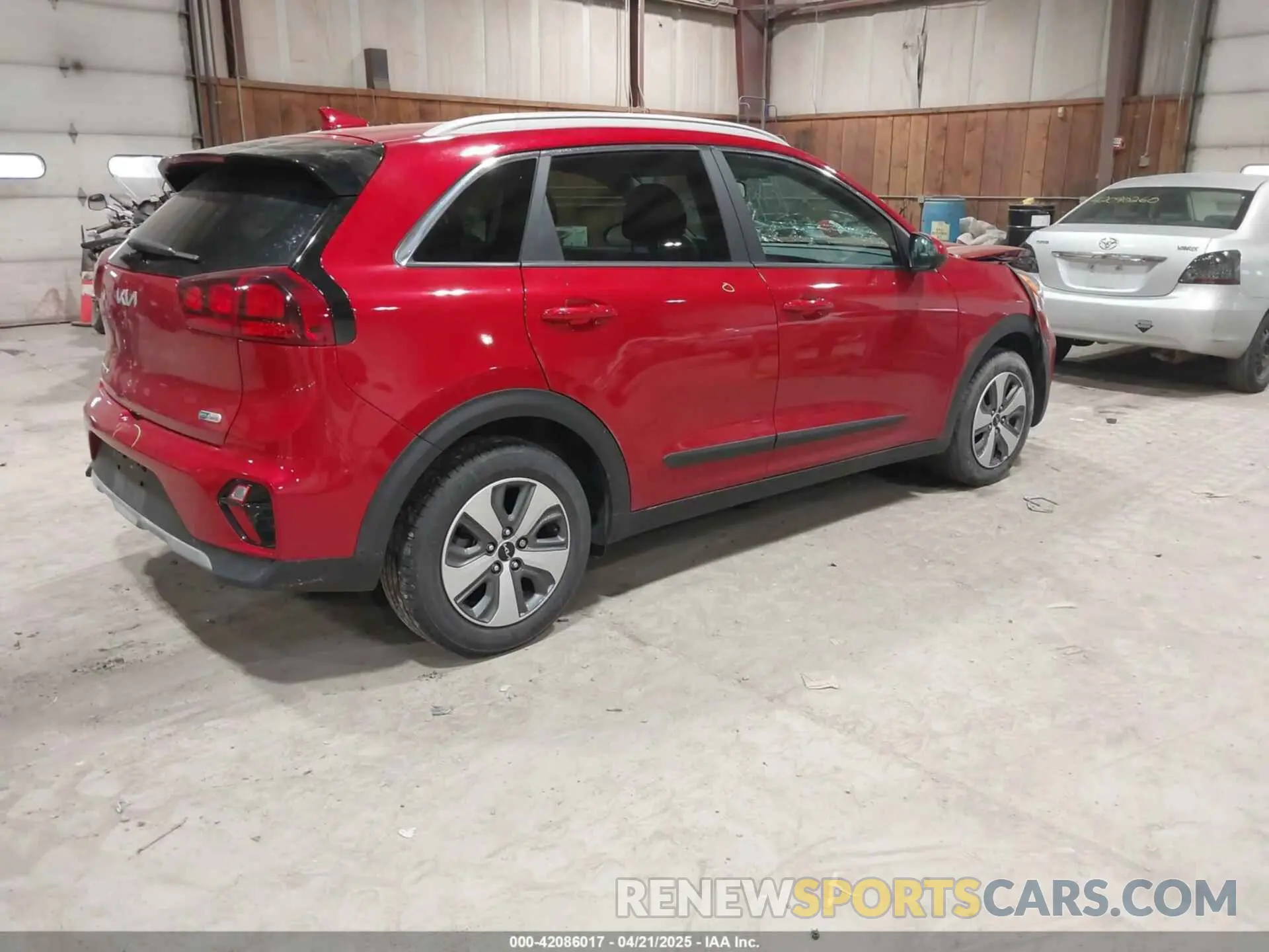 4 Фотография поврежденного автомобиля KNDCB3LC5N5540355 KIA NIRO 2022