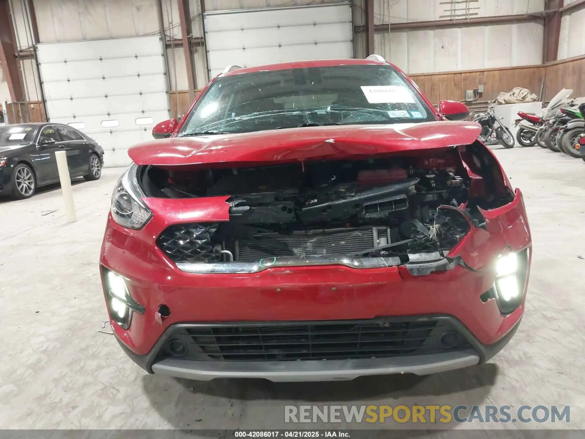 6 Фотография поврежденного автомобиля KNDCB3LC5N5540355 KIA NIRO 2022