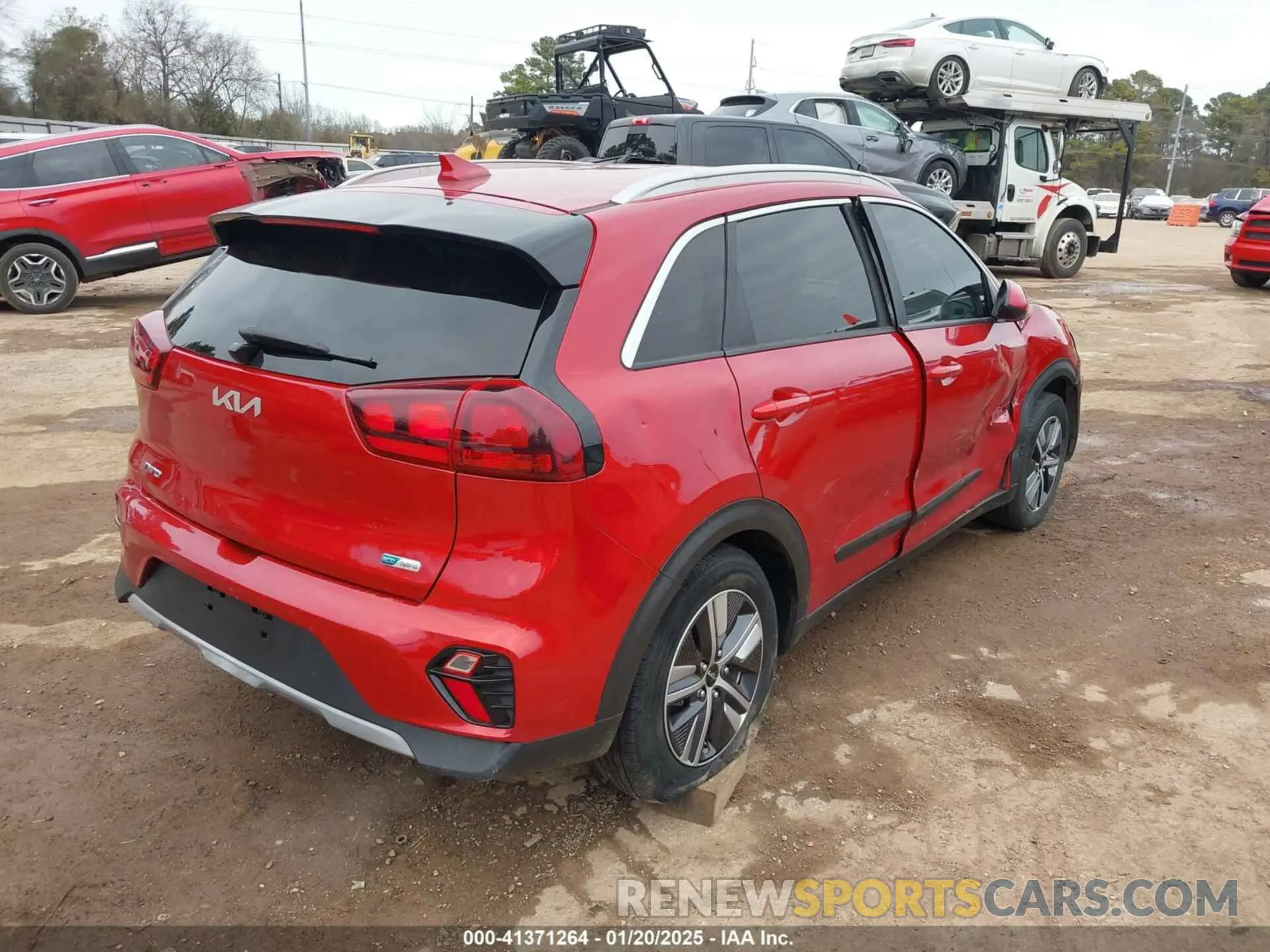 4 Фотография поврежденного автомобиля KNDCB3LC6N5524603 KIA NIRO 2022