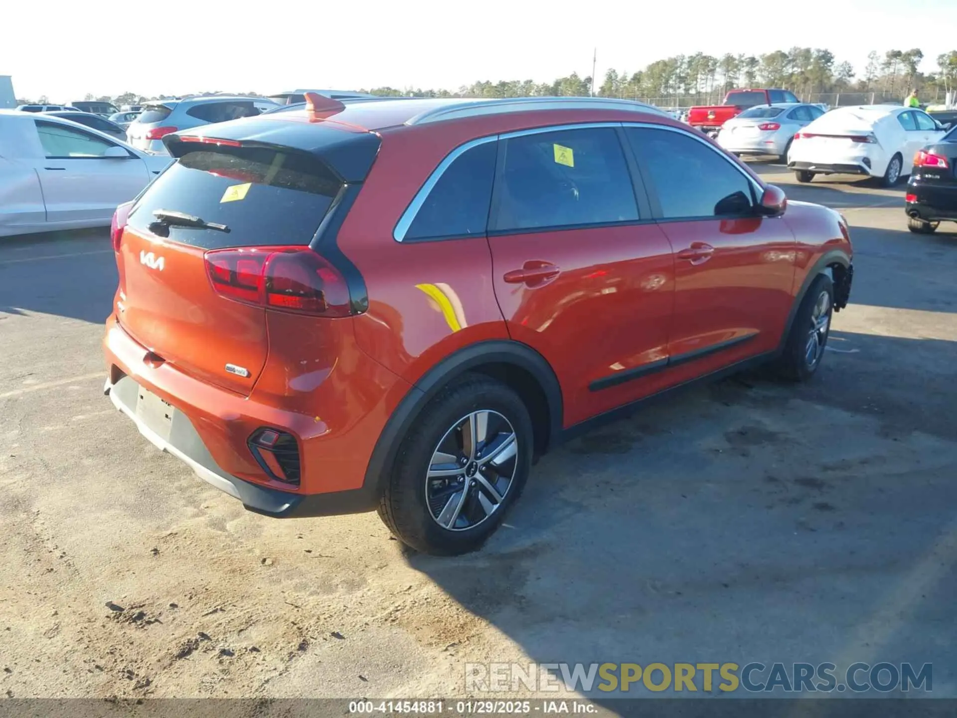4 Фотография поврежденного автомобиля KNDCB3LC6N5539960 KIA NIRO 2022