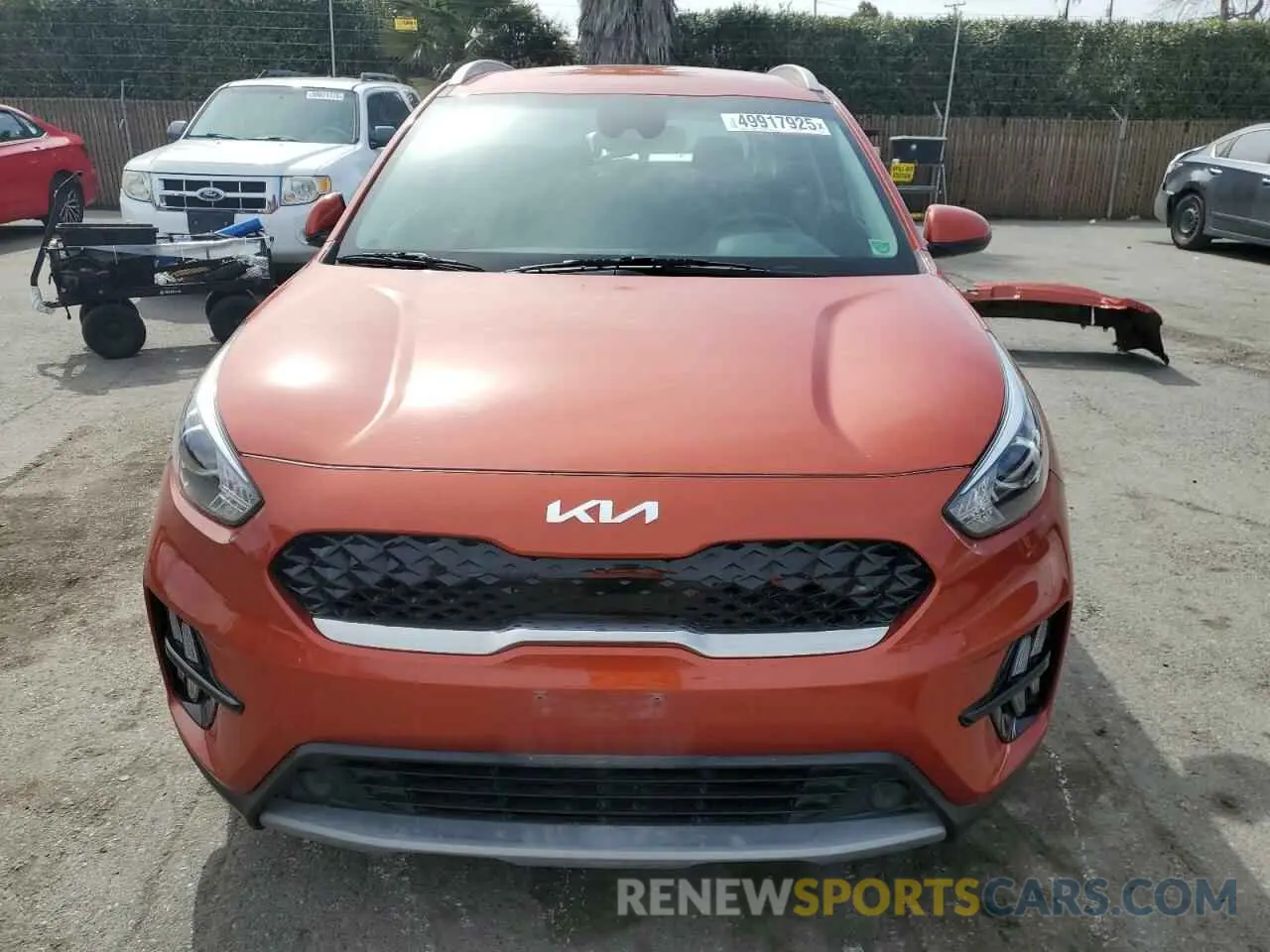 5 Фотография поврежденного автомобиля KNDCB3LC7N5548134 KIA NIRO 2022