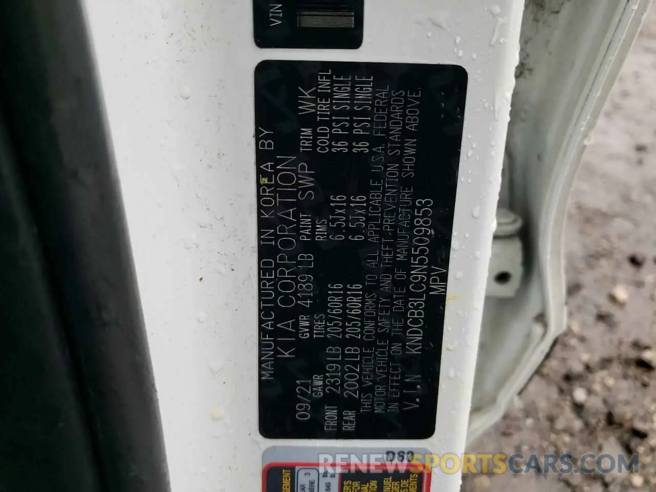 14 Фотография поврежденного автомобиля KNDCB3LC9N5509853 KIA NIRO 2022