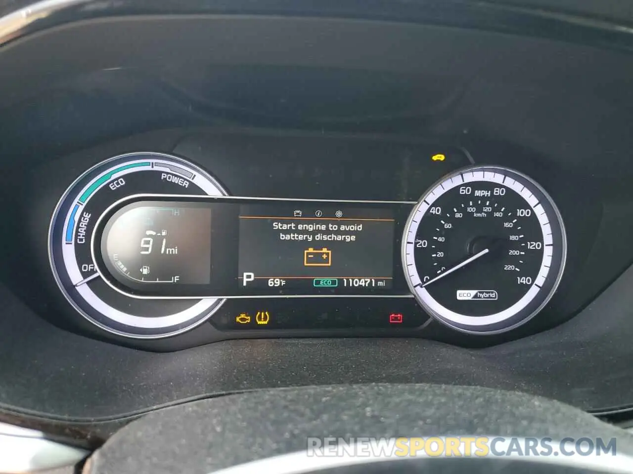 9 Photograph of a damaged car KNDCB3LC9N5535093 KIA NIRO 2022