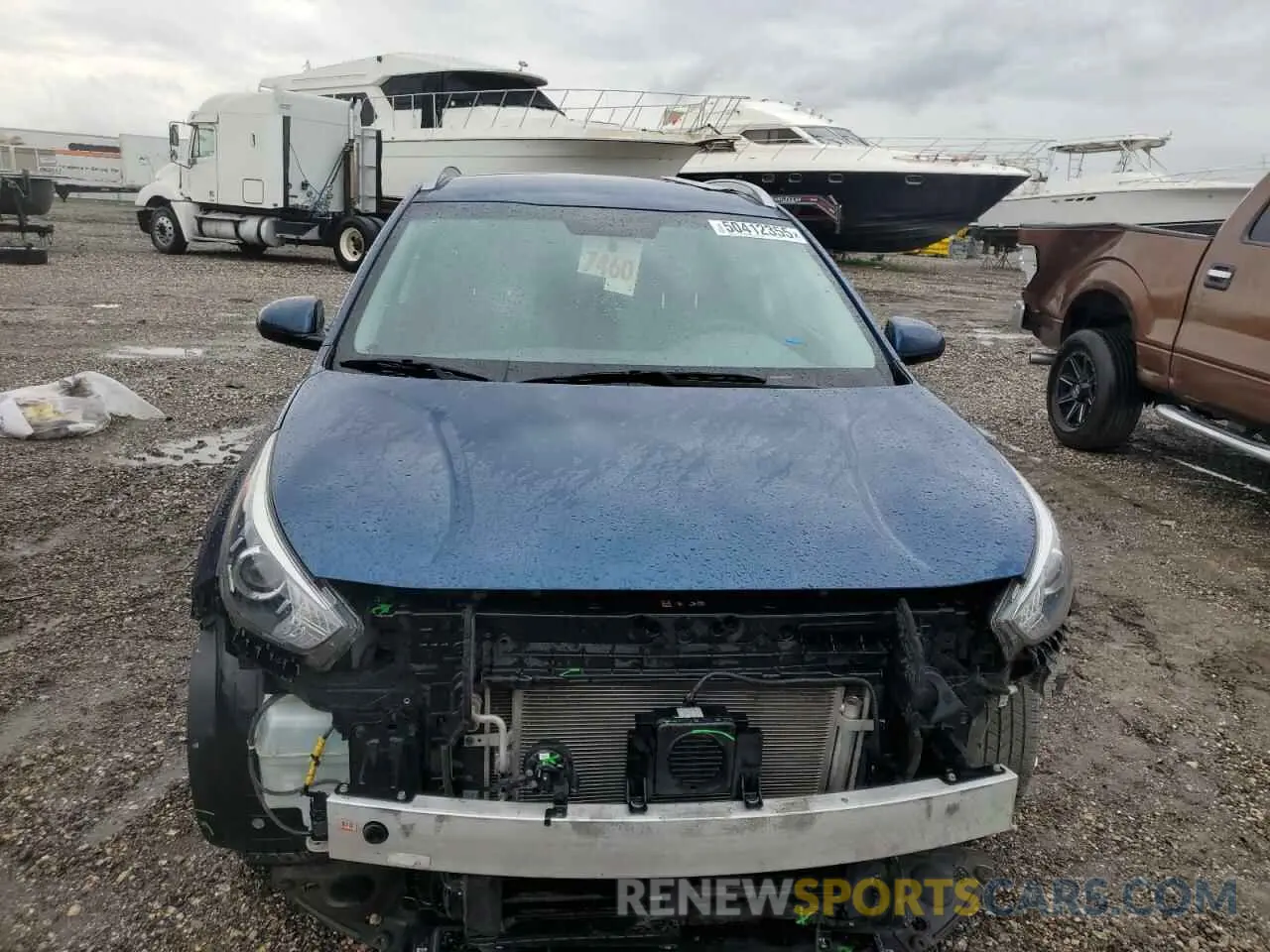 5 Photograph of a damaged car KNDCB3LCXN5499270 KIA NIRO 2022