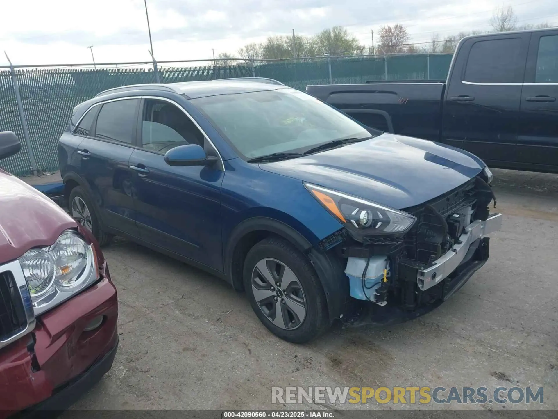 1 Фотография поврежденного автомобиля KNDCB3LCXN5512079 KIA NIRO 2022