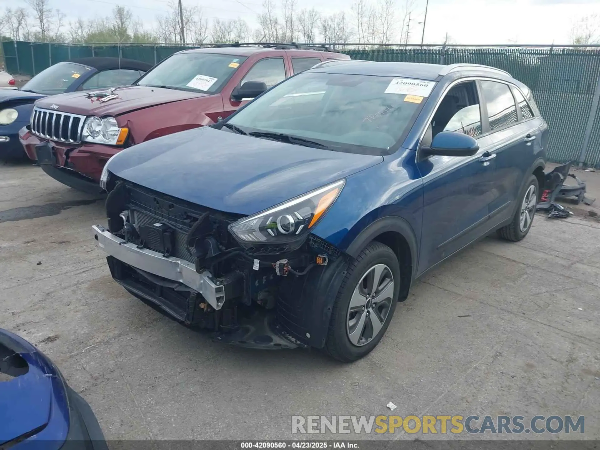 6 Фотография поврежденного автомобиля KNDCB3LCXN5512079 KIA NIRO 2022