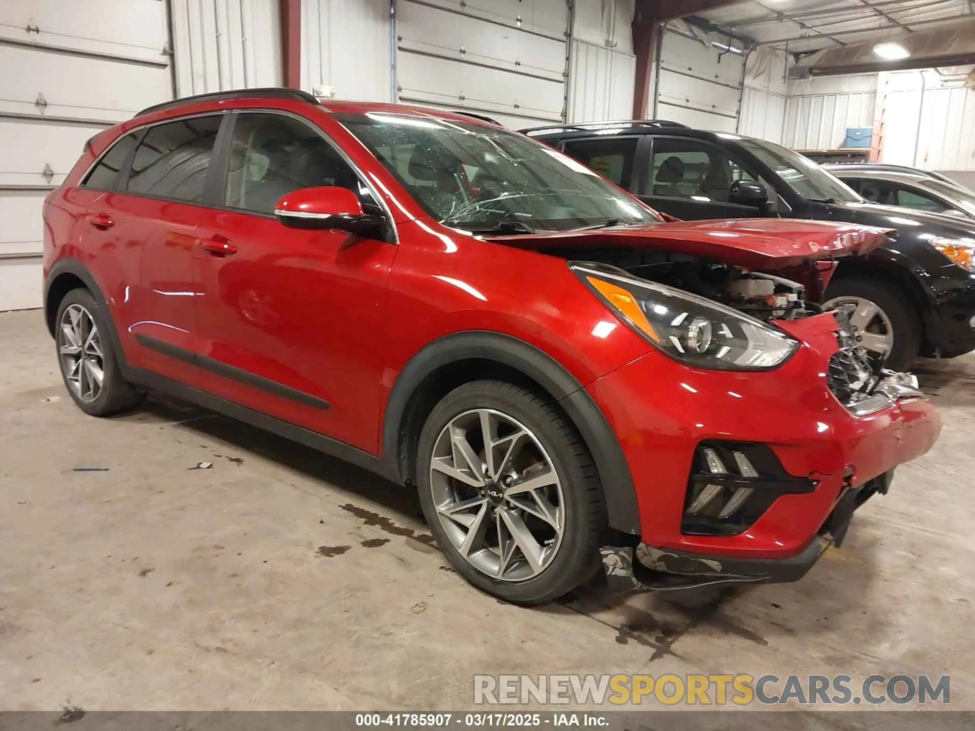 1 Photograph of a damaged car KNDCC3LC4N5518800 KIA NIRO 2022