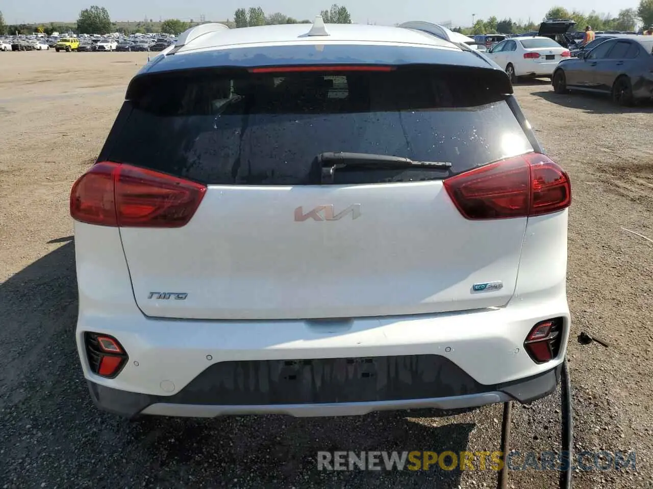 6 Фотография поврежденного автомобиля KNDCC3LD4N5511547 KIA NIRO 2022