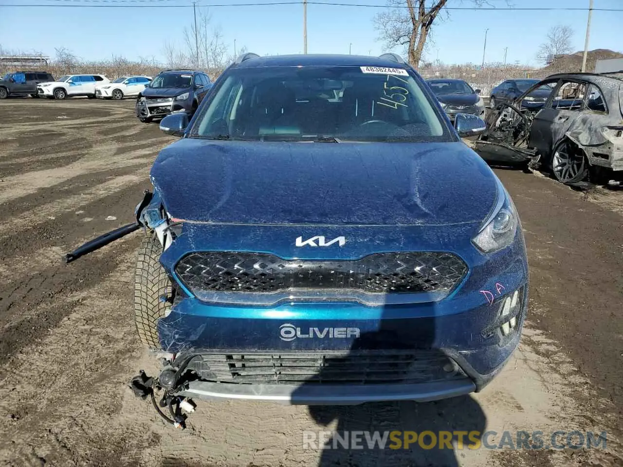 5 Photograph of a damaged car KNDCD3LD8N5536495 KIA NIRO 2022
