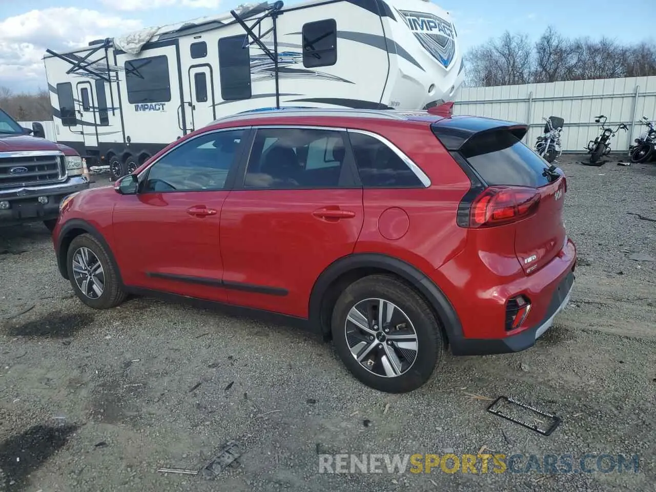 2 Фотография поврежденного автомобиля KNDCE3LCXN5547082 KIA NIRO 2022