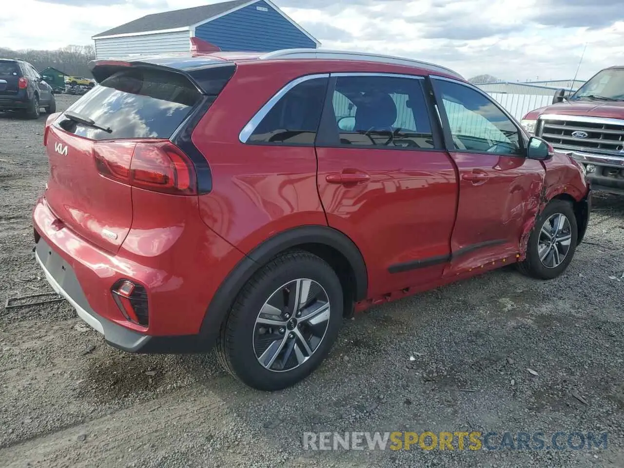 3 Фотография поврежденного автомобиля KNDCE3LCXN5547082 KIA NIRO 2022