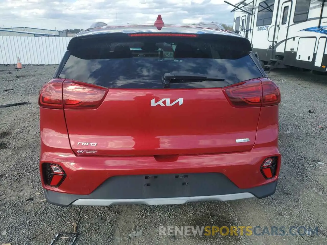 6 Фотография поврежденного автомобиля KNDCE3LCXN5547082 KIA NIRO 2022
