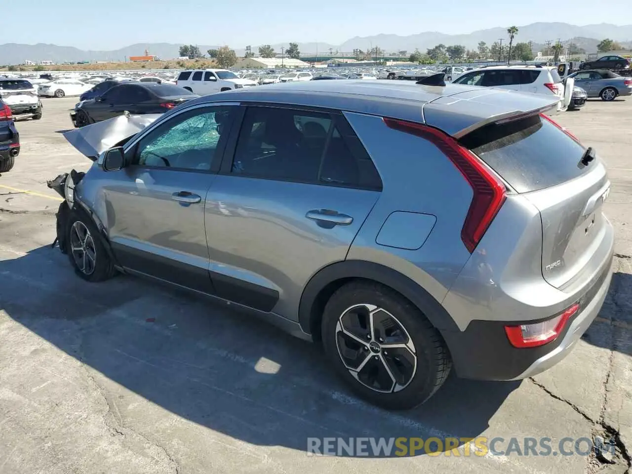 2 Photograph of a damaged car KNDCP3LE1P5066829 KIA NIRO 2023
