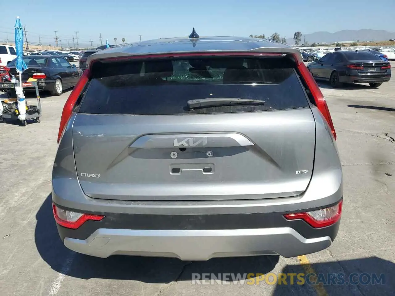6 Photograph of a damaged car KNDCP3LE1P5066829 KIA NIRO 2023