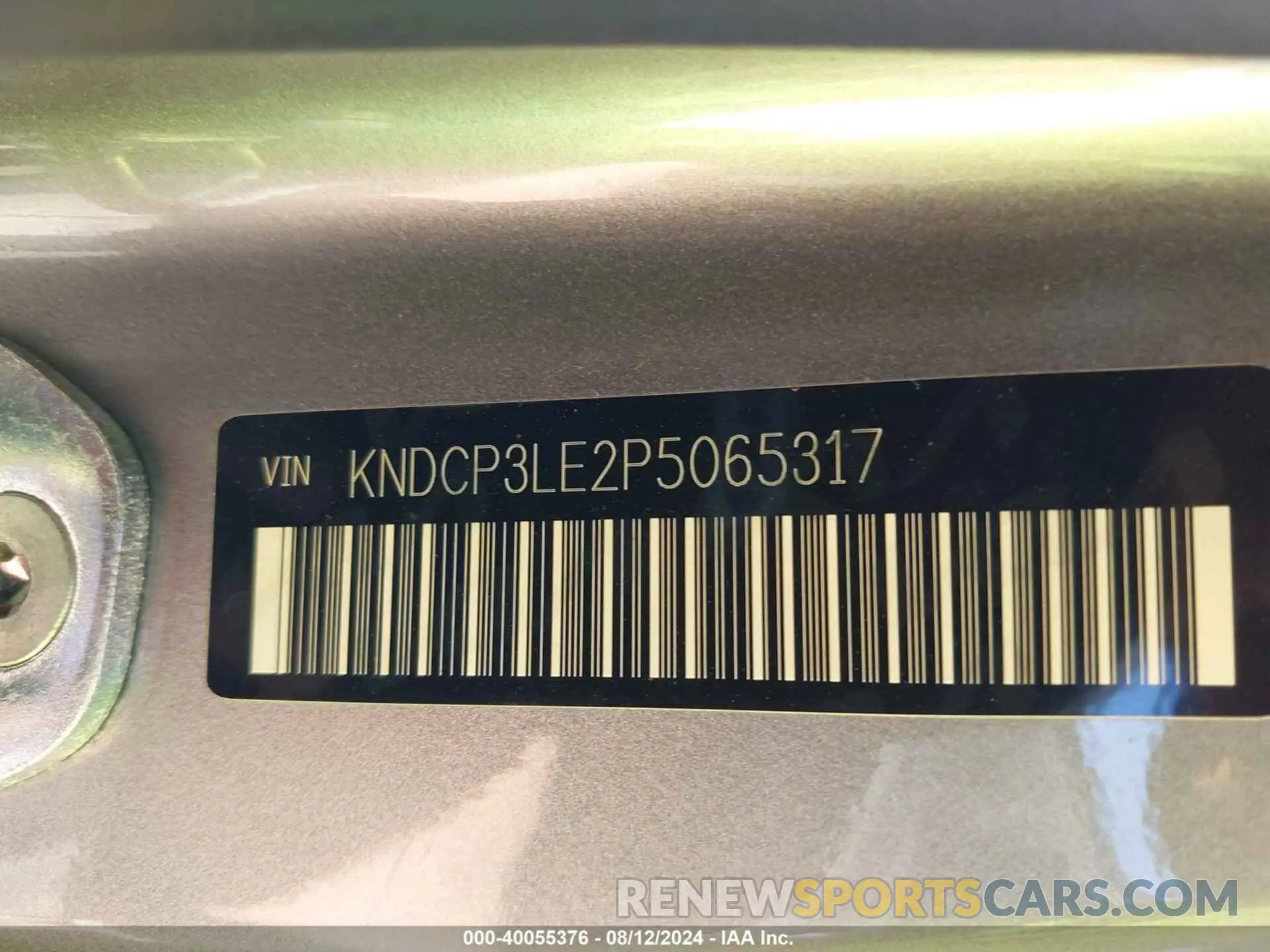 9 Фотография поврежденного автомобиля KNDCP3LE2P5065317 KIA NIRO 2023