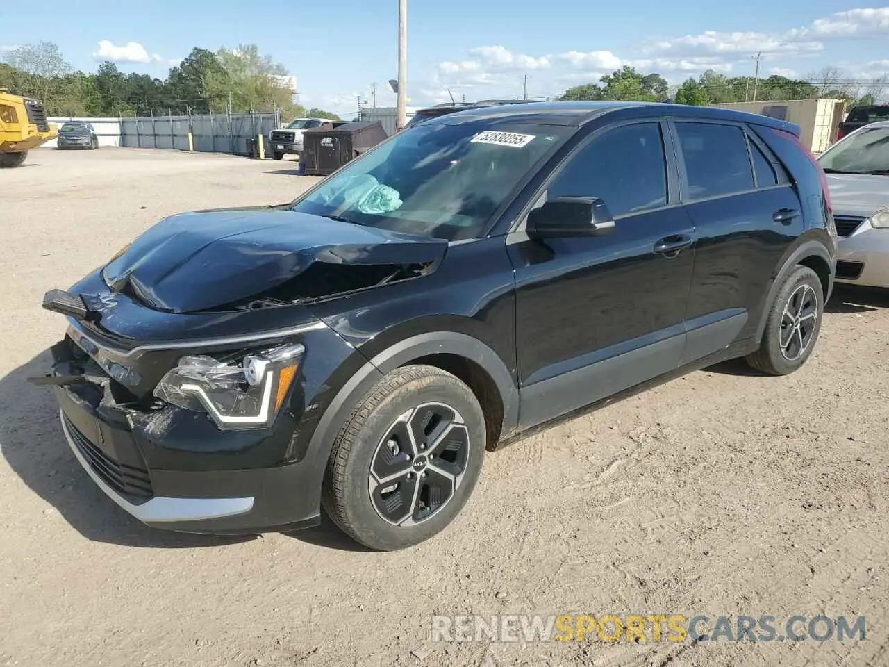 1 Photograph of a damaged car KNDCP3LE6P5093184 KIA NIRO 2023