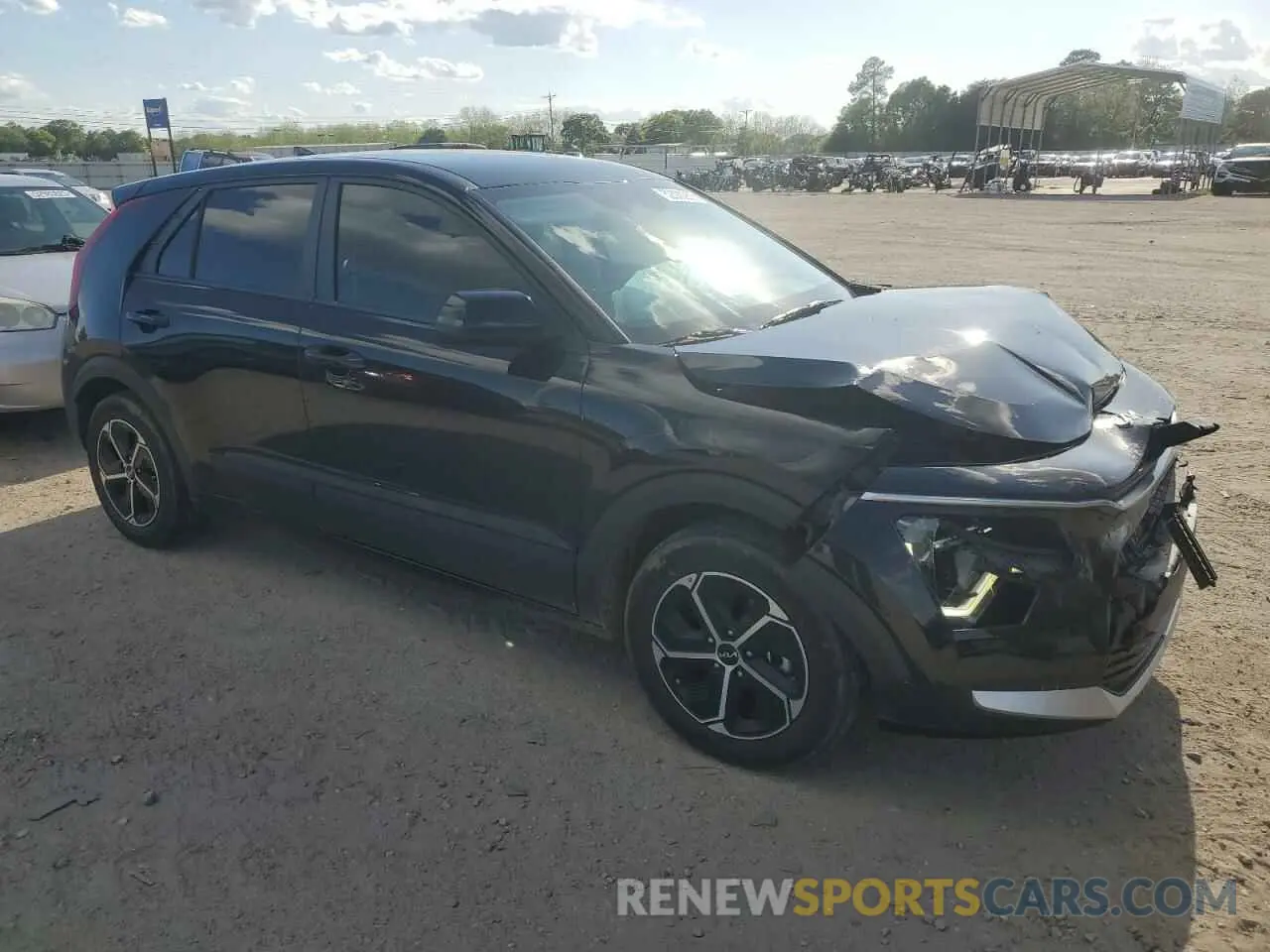 4 Photograph of a damaged car KNDCP3LE6P5093184 KIA NIRO 2023