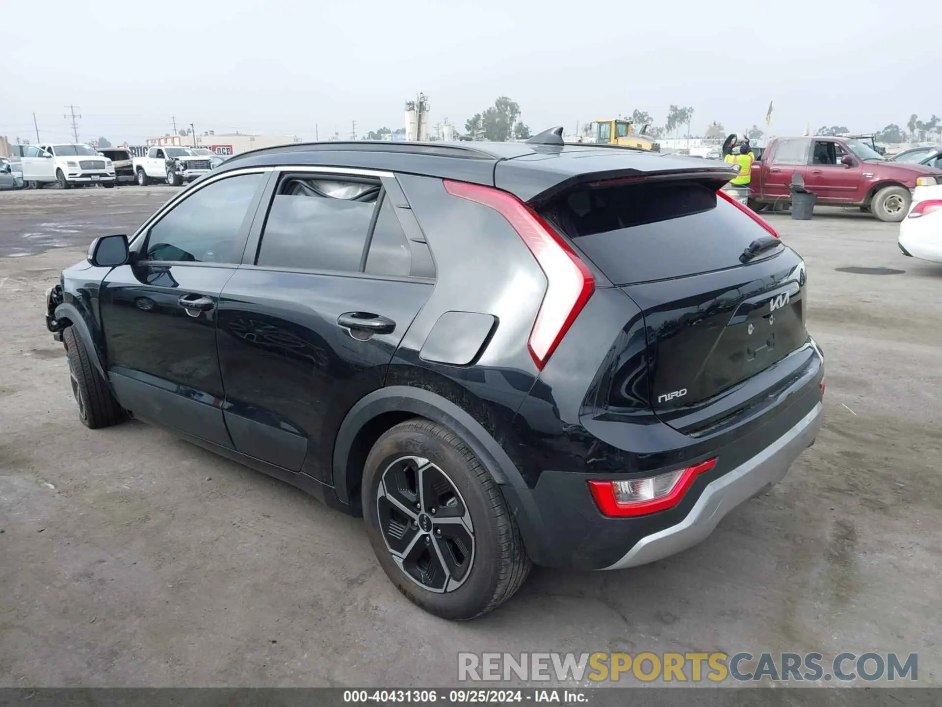 3 Photograph of a damaged car KNDCR3LE0P5059204 KIA NIRO 2023